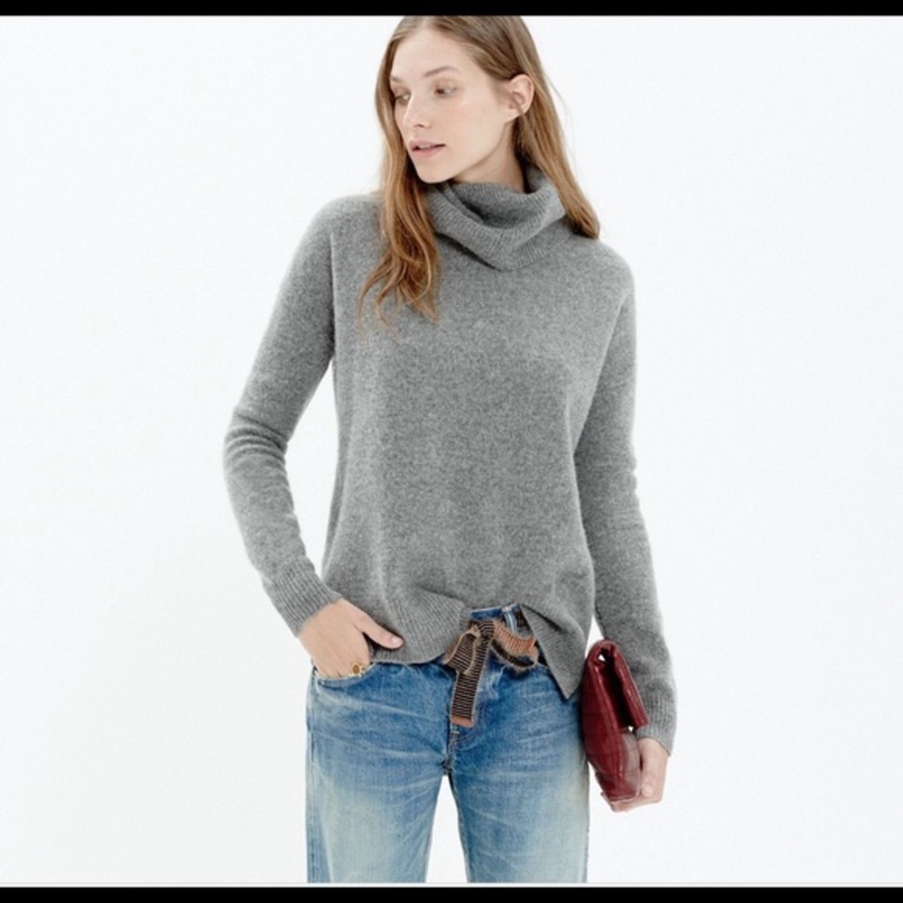 Madewell lambs wool the always turtleneck sweater